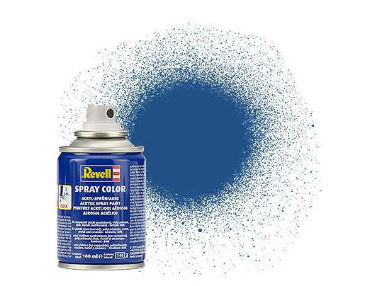 Barva Revell ve spreji - 34156: matná modrá (blue mat)