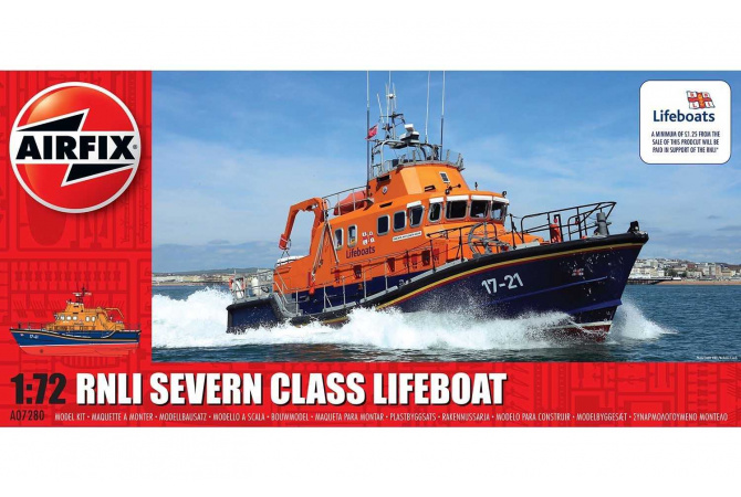 RNLI Severn Class Lifeboat (1:72) Airfix A07280