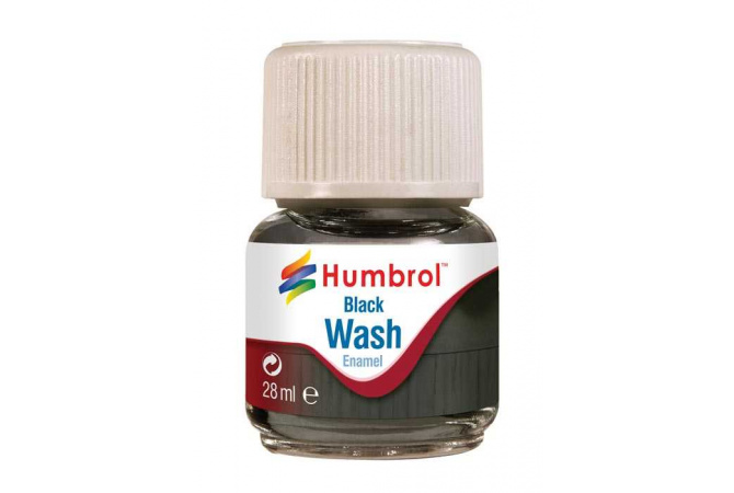 Humbrol barva email AV0201 - Wash - Black 28ml