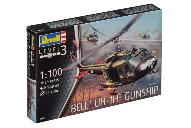 Bell UH-1H Gunship (1:100) Revell 04983