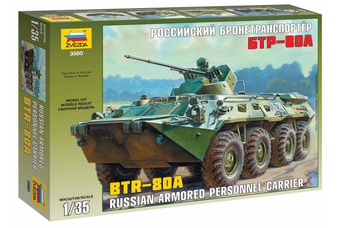 BTR-80A Russian Personnel Carrier (1:35) Zvezda 3560