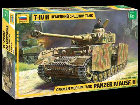 Panzer IV Ausf.H German Medium Tank (1:35) Zvezda 3620