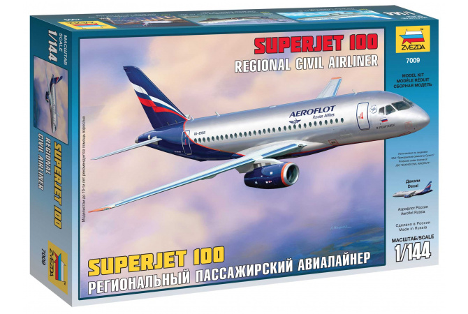 Sukhoi Superjet 100 (1:144) Zvezda 7009