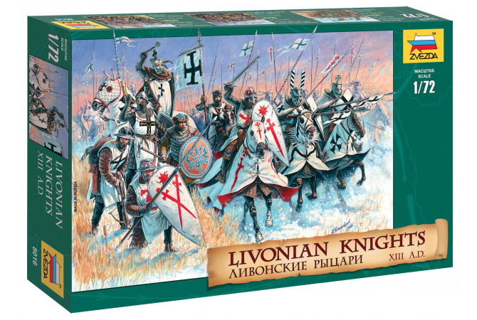 Livonian Knights XIII-XIV A. D. (1:72) Zvezda 8016