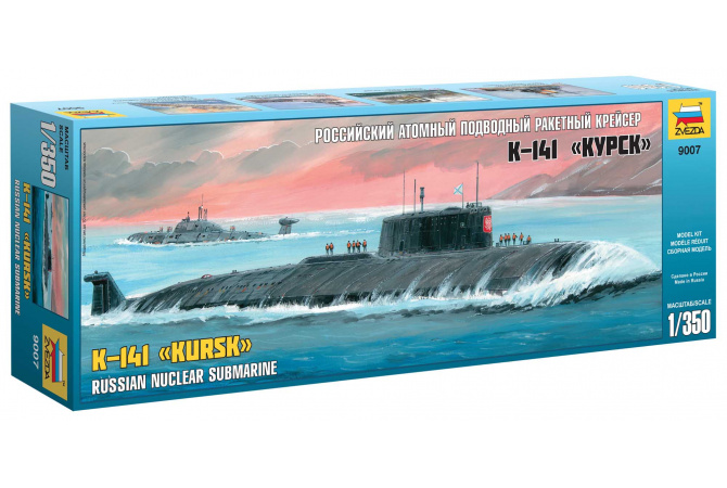 Nuclear Submarine APL "Kursk" (1:350) Zvezda 9007