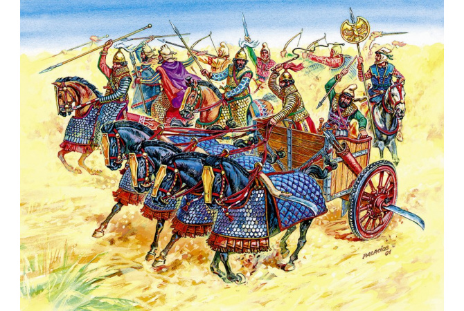 Persian Chariot and Cavalry (1:72) Zvezda 8008