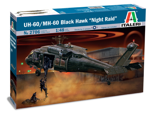 UH-60/MH-60 "NIGHT RAID" (1:48) Italeri 2706