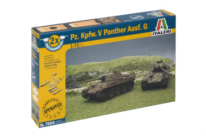 Pz.Kpfw.V PANTHER Ausf.G (1:72) Italeri 7504