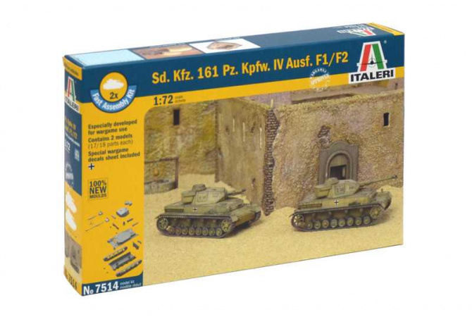 Sd.Kfz.161 Pz.Kpfw.IV Ausf. F1/F2 (1:72) Italeri 7514