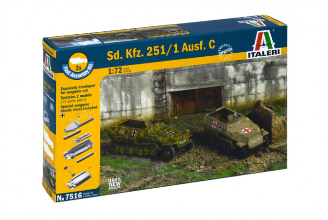 Sd.Kfz.251/1 Ausf.C (1:72) Italeri 7516
