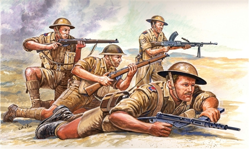 WWII - BRITISH 8th ARMY (1:72) Italeri 6077