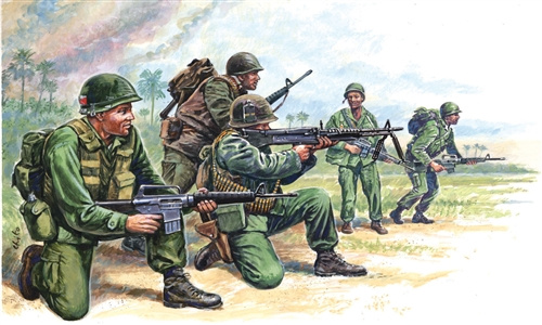 VIETNAM WAR - AMERICAN SPECIAL FORCES (1:72) Italeri 6078