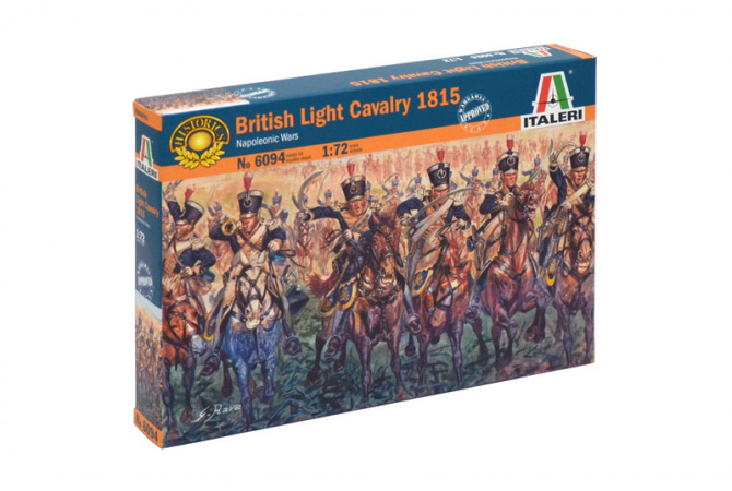 NAPOLEONIC WARS - BRITISH LIGHT CAVALRY 1815 (1:72) Italeri 6094