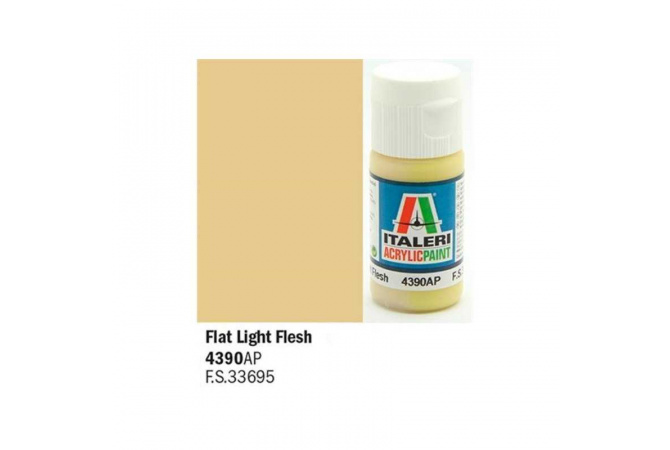 Italeri barva akryl 4390AP - Flat Light Flesh 20ml