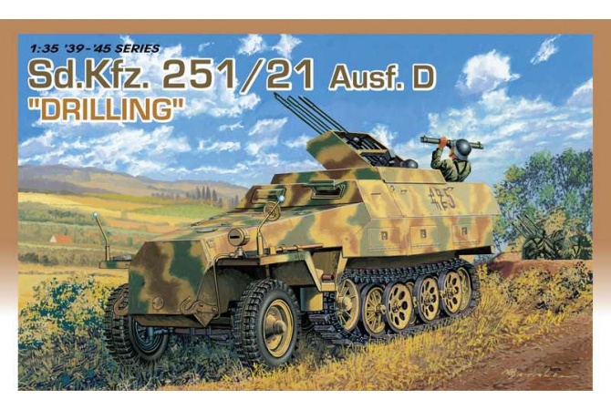 Sd.Kfz.251/21 Ausf.D DRILLING (1:35) Dragon 6217