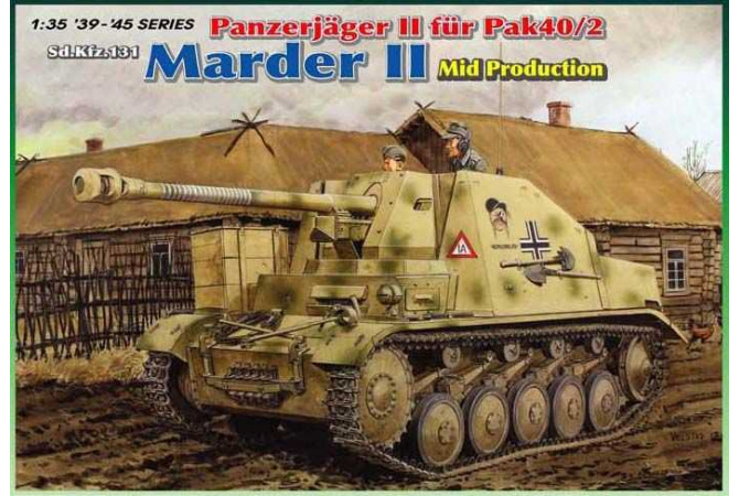Sd. Kfz.131 Panzerjäger II für PaK 40/2 "Marder II" Mid Production (1:35) Dragon 6423
