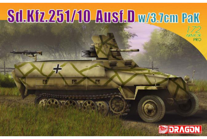 Sd.Kfz.251/10 Ausf.D w/3.7cm PaK (1:72) Dragon 7280