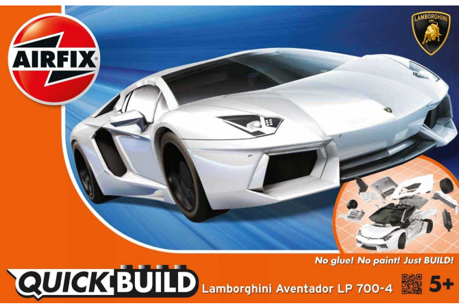 Lamborghini Aventador - bílá Airfix J6019