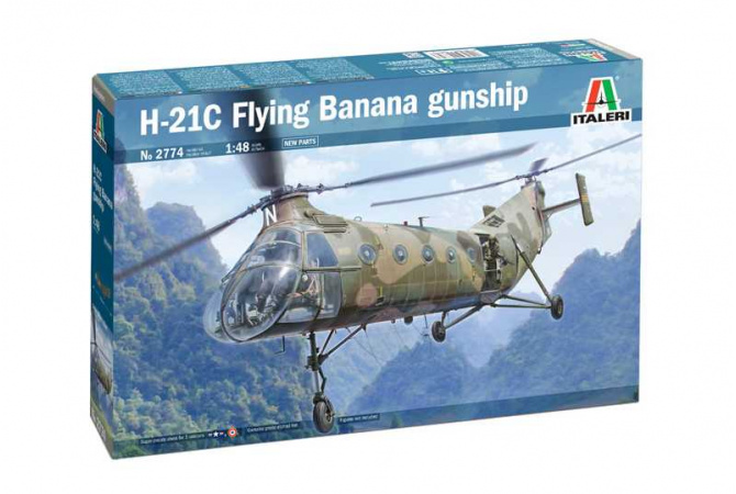 H-21C Flying Banana GunShip (1:48) Italeri 2774