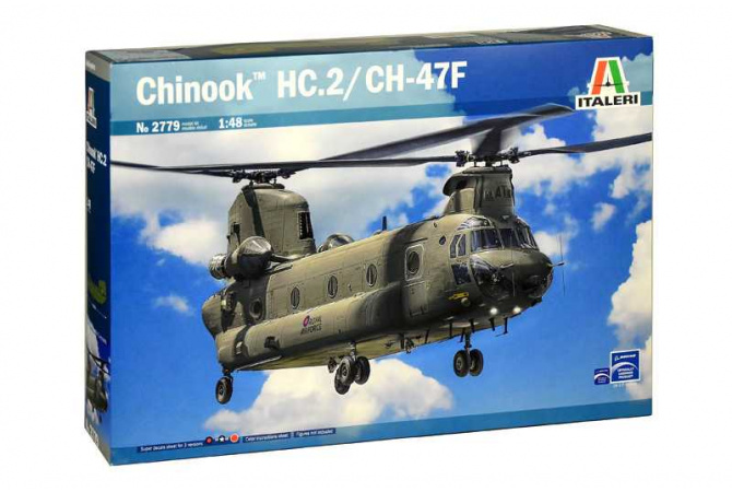 CHINOOK HC.2 CH-47F (1:48) Italeri 2779