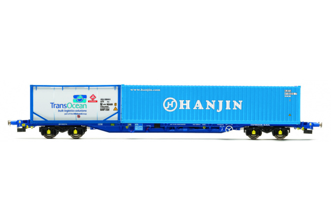Vagón nákladní HORNBY R6793 - Tiphook KFA Container Wagon Hornby R6793