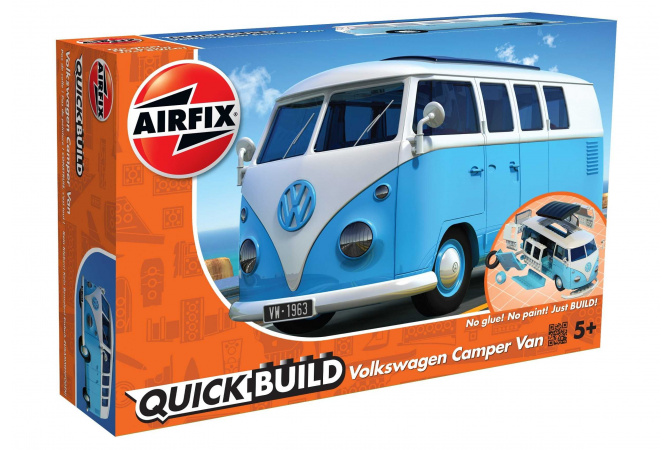 VW Camper Van - modrá Airfix J6024