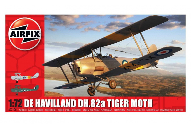 De Havilland DH.82a Tiger Moth (1:72) Airfix A02106