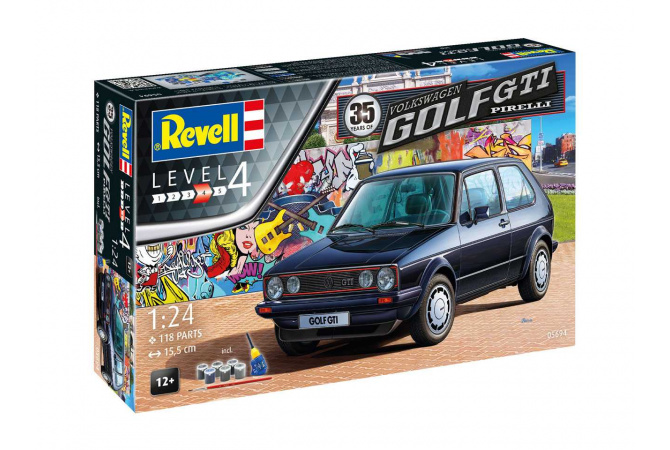 35 Years VW Golf 1 GTi Pirelli (1:24) Revell 05694