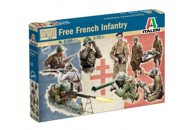 WWII - Free French Infantry (1:72) Italeri 6189