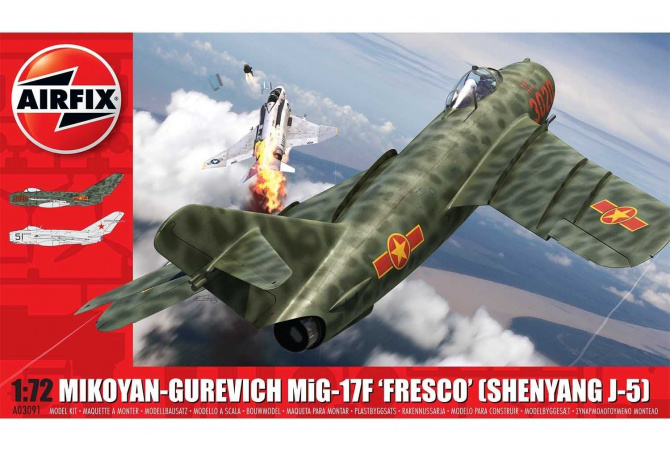 Mikoyan-Gurevich MiG-17F 'Fresco' (1:72) Airfix A03091