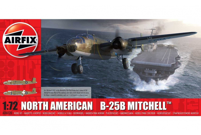North American B25B Mitchell 'Doolittle Raid' (1:72) Airfix A06020