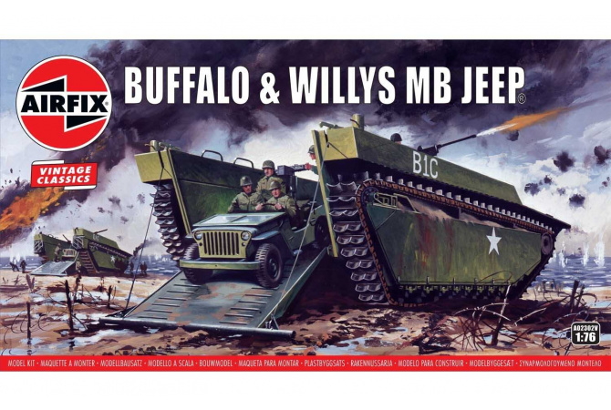 Buffalo Willys MB Jeep (1:76) Airfix A02302V