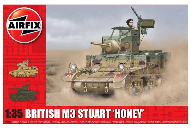 M3 Stuart, Honey (British Version) (1:35) Airfix A1358