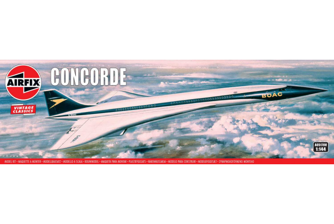 Concorde Prototype (BOAC) (1:144) Airfix A05170V