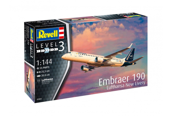 Embraer 190 Lufthansa New Livery (1:144) Revell 03883