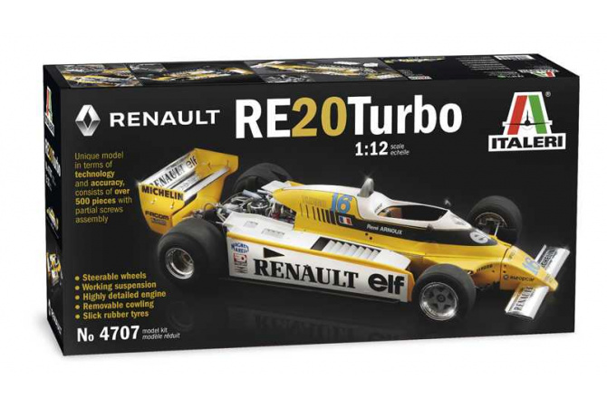 RENAULT RE 20 Turbo (1:12) Italeri 4707