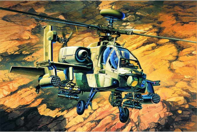 AH-64A (1:48) Academy 12262