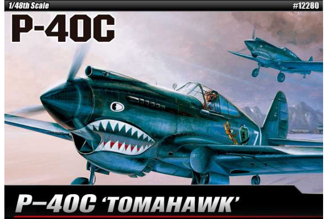 P-40C (1:48) Academy 12280