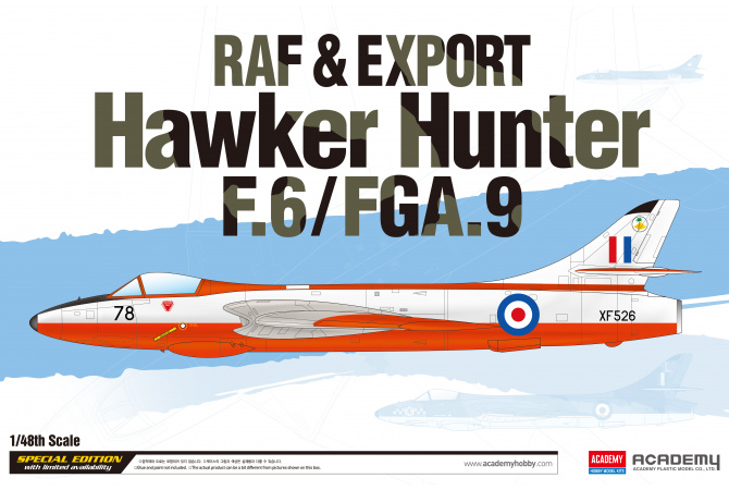RAF & Export Hawker Hunter F.6/FGA.9 (1:48) Academy 12312