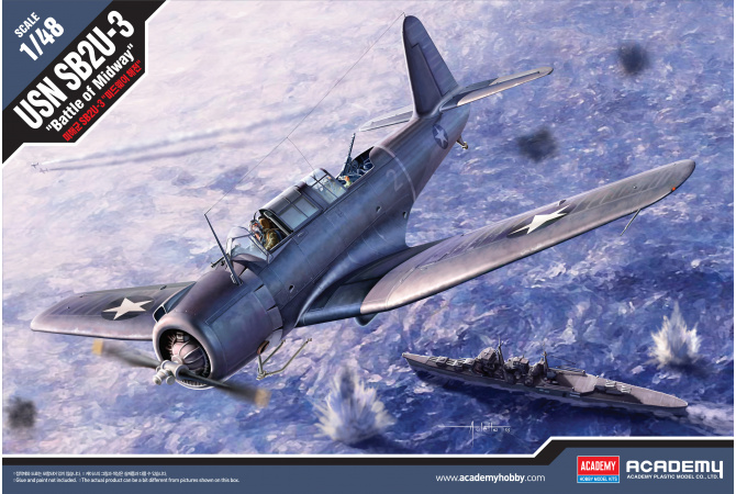 SB2U-3 "Battle of Midway" (1:48) Academy 12324