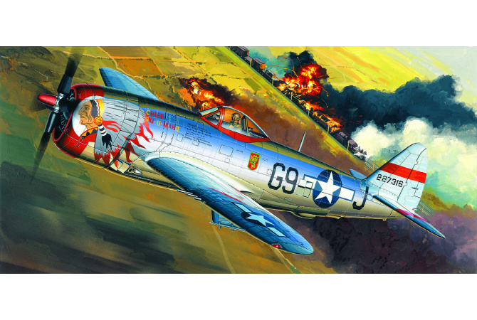 P-47D "BUBBLE-TOP" (1:72) Academy 12491