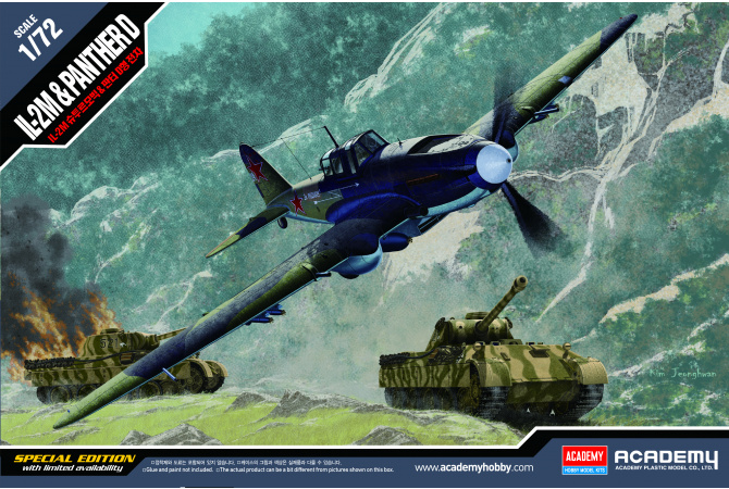 IL-2M & PANTHER D (1:72) Academy 12538