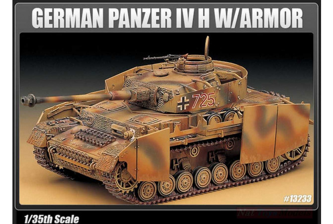 GERMAN PANZER IV H W/ARMOR (1:35) Academy 13233