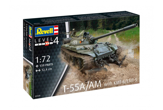 T-55A/AM with KMT-6/EMT-5 (1:72)*Revell 03328