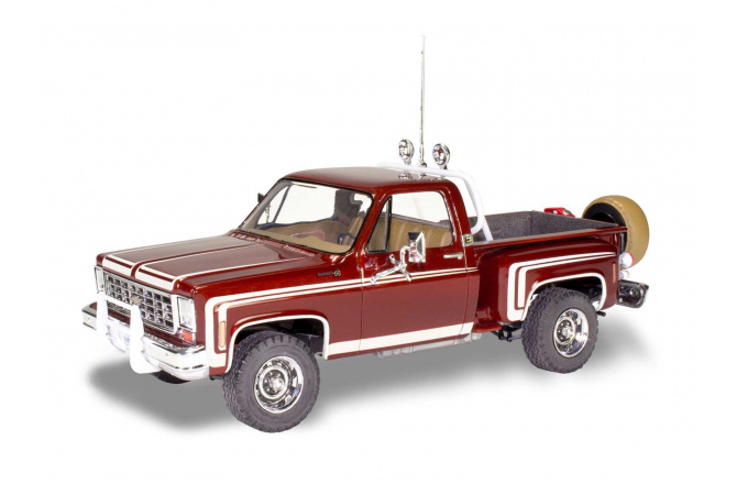 76 Chevy Sports Stepside Pickup (1:25) Monogram 4486