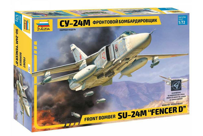 Front bomber Su-24M "Fencer D" (1:72) Zvezda 7267