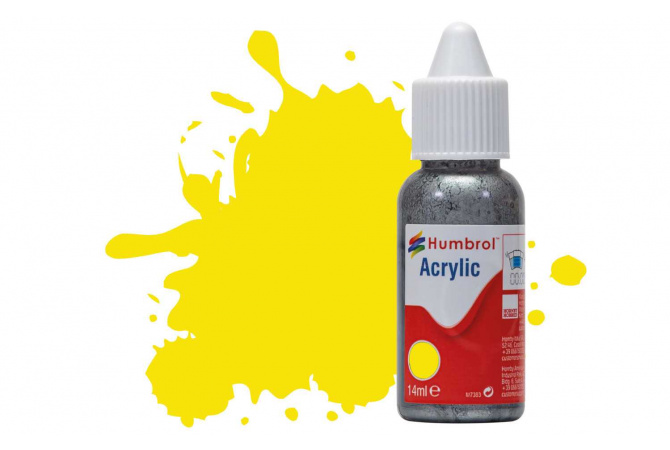 Humbrol barva akryl DB0099 - No 99 Lemon - Matt - 14ml