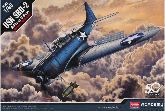 USN SBD-2 "Midway" (1:48) Academy 12335