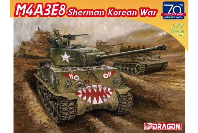 M4A3E8 SHERMAN Korean War (70th Anniversary) (1:72) Dragon 7570