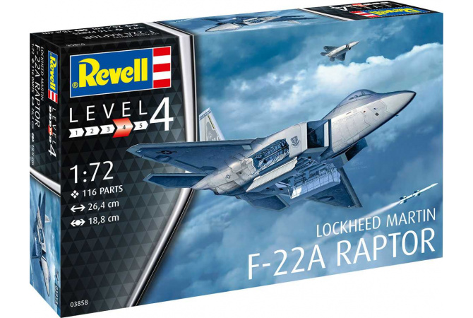 Lockheed Martin F-22A Raptor (1:72) Revell 03858